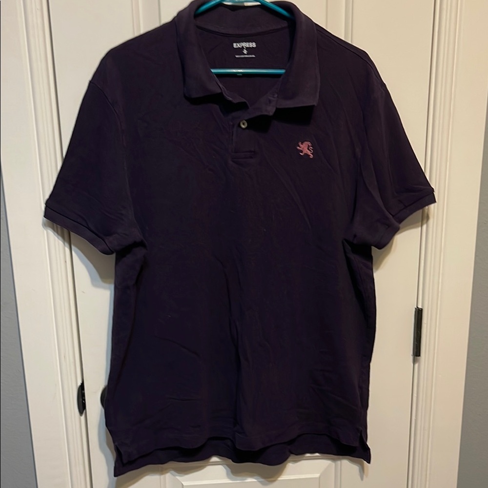 Express Purple Polo Shirt Classic Style
